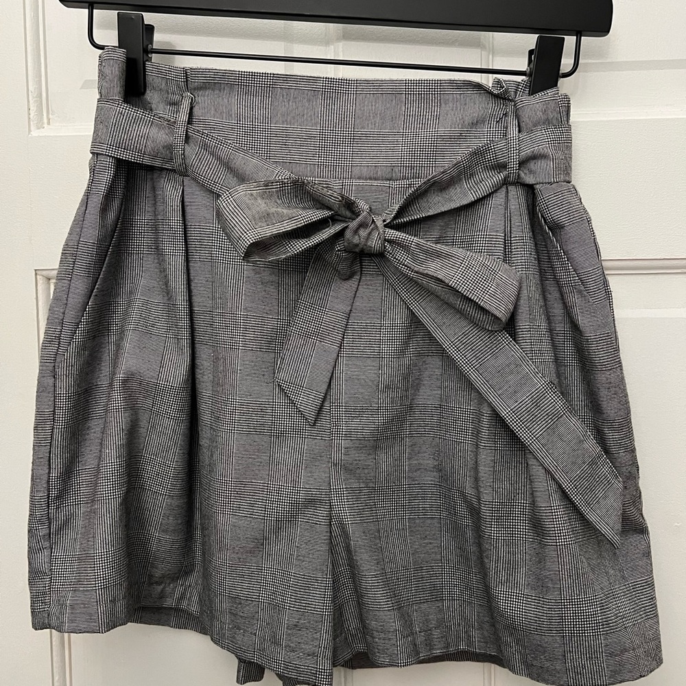 Plaid skort